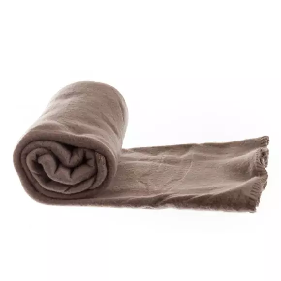 Plaid polaire (150 cm) Mélys Taupe 4