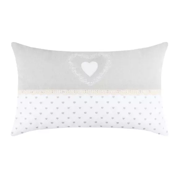 Cojín rectangular (50 cm) Berenice Topo claro  3
