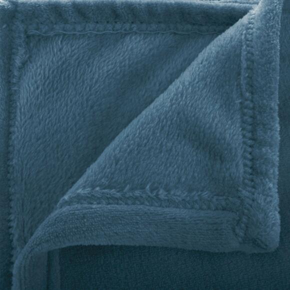 Plaid doux (150 cm) Tendresse Bleu nuit 2