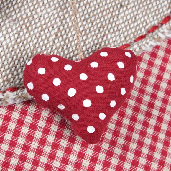 Coussin carré coton (40 cm) Marianne Rouge