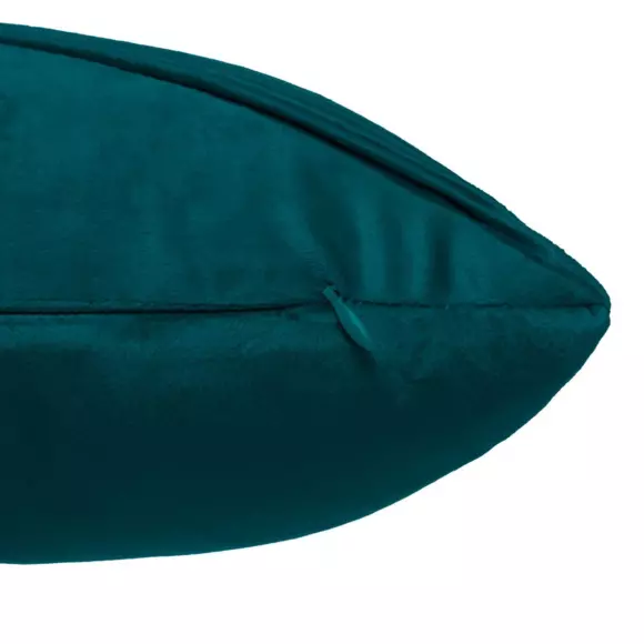Cojín terciopelo rectangular Rita Azul trullo 2