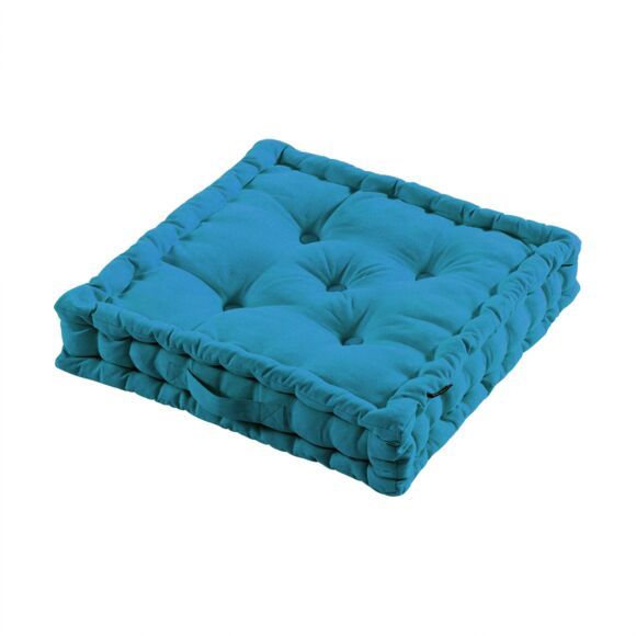 Cuscino da pavimento (50 x H10 cm) Pixel Blu anatra 5