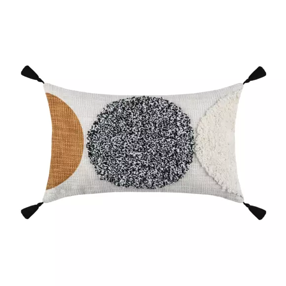Cojín rectangular en algodón (50 cm) Beloha Crudo 3