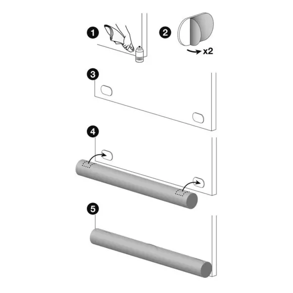 Zugluftstopper mit Magnetsystem Schokobraun 3