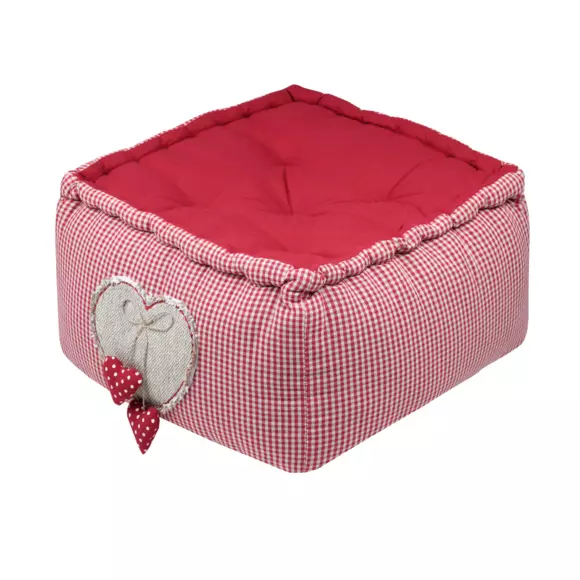 Coussin de sol (45 x 30 cm) Marianne Rouge