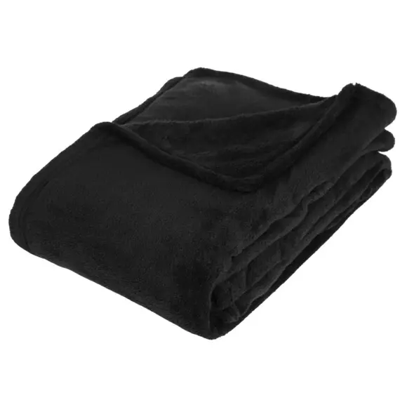 Plaid morbido (180 cm) Tendresse Nero 2