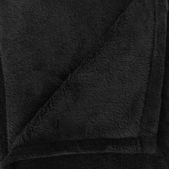 Manta suave (180 cm) Ternura Negro 3