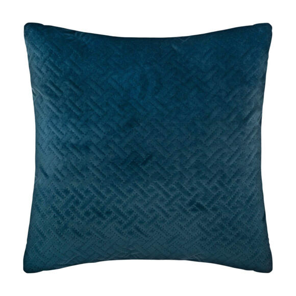 Cuscino quadrato velluto (40 cm) Dolce Blu anatra 2
