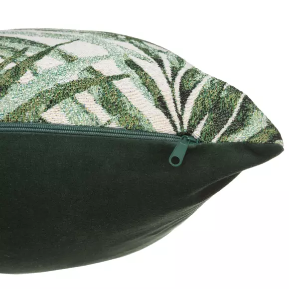 Housse de coussin carrée (40 cm) Tropic Vert 2