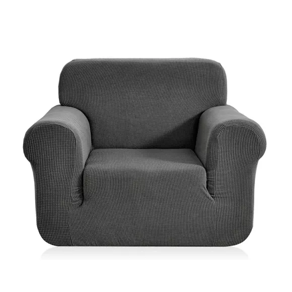 Funda para sillón extensible Prisca Gris acero 3