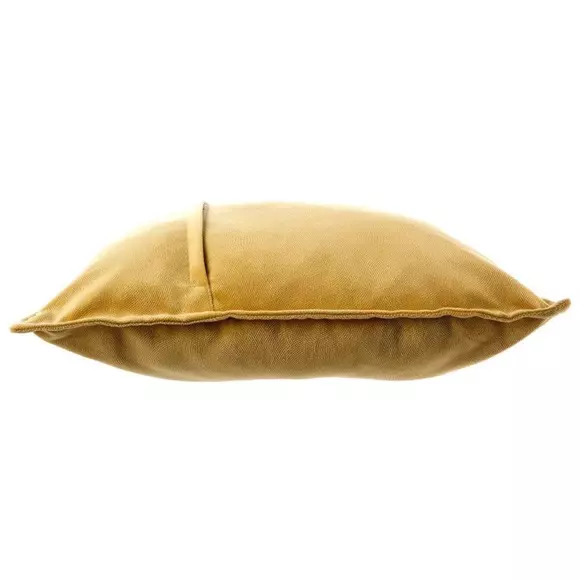 Coussin carré (45 cm) Lilou Jaune ocre 3