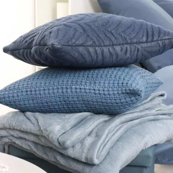 Manta suave (150 cm) Ternura flanel Azul tormenta 3
