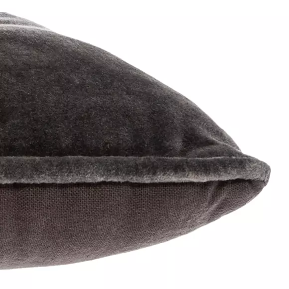 Coussin de chaise Romy Gris foncé 2