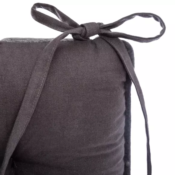 Cojín para silla Romy Gris oscuro 3