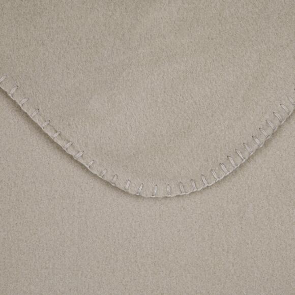 Manta polar (150 cm) Carlton Gris claro