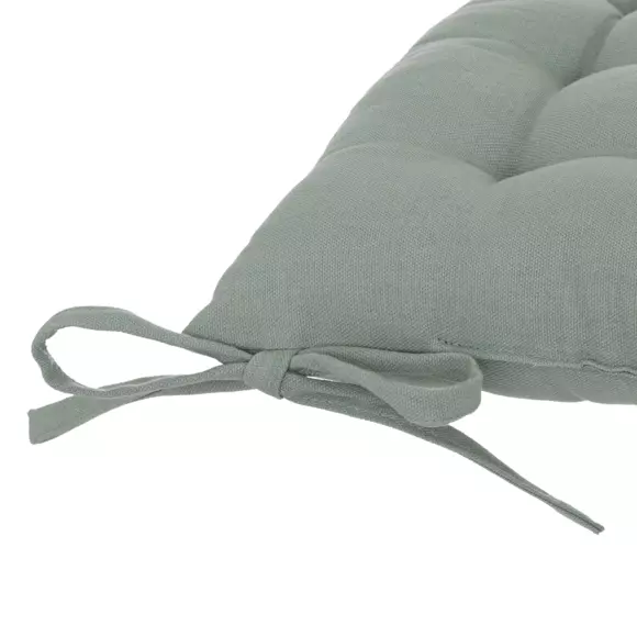 Coussin de chaise carré Anjali Vert céladon