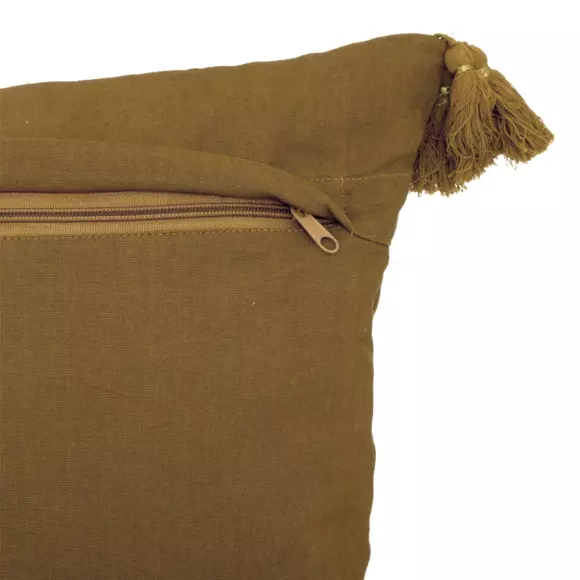 Coussin carré (40 cm) Lona Marron mordoré 2