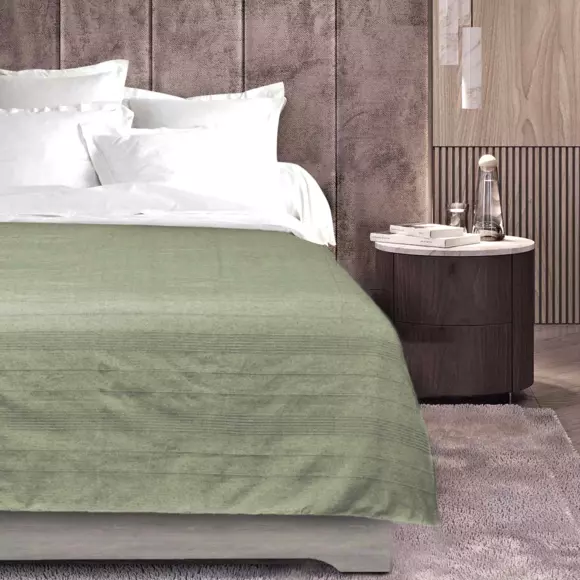 Plaid (240 cm) Lucile Vert sauge 2
