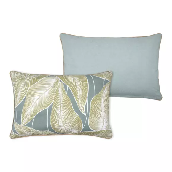Coussin rectangulaire (60 cm) Rocca Vert sauge