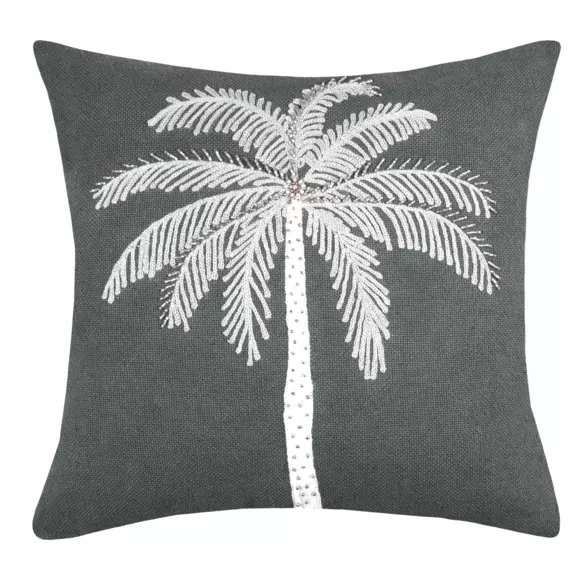 Coussin carré (40 cm) Bako Vert émeraude