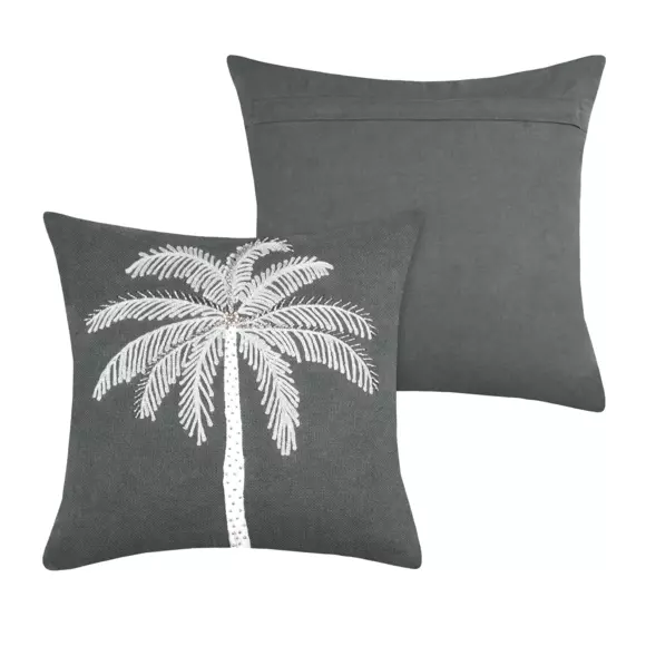 Sierkussen vierkant (40 cm) Bako Smaragdgroen