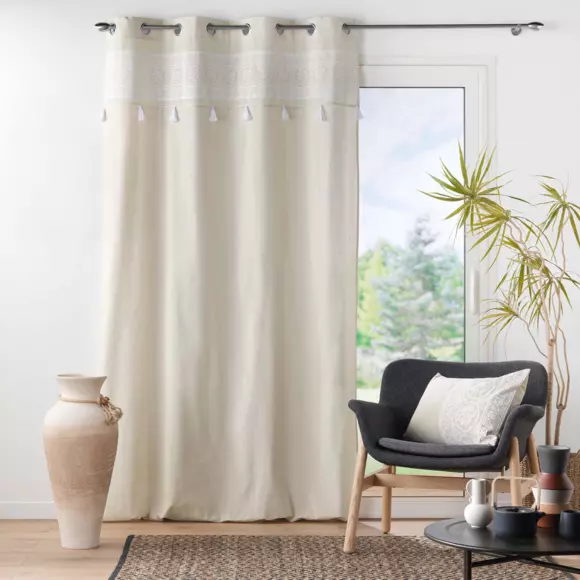 Cojín rectangular (60 cm) Isalina Blanco
