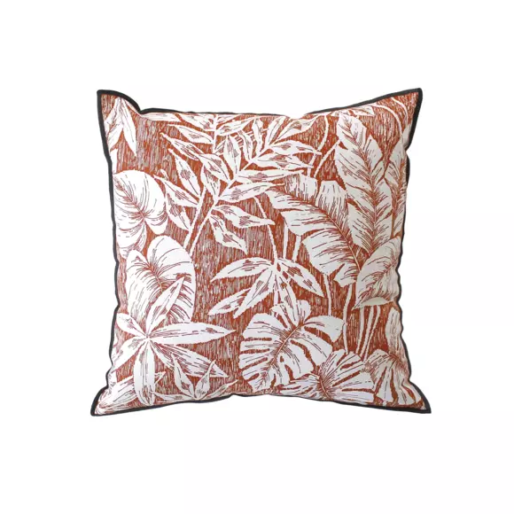 Coussin carré coton (40 cm) Bundi Terracotta 3