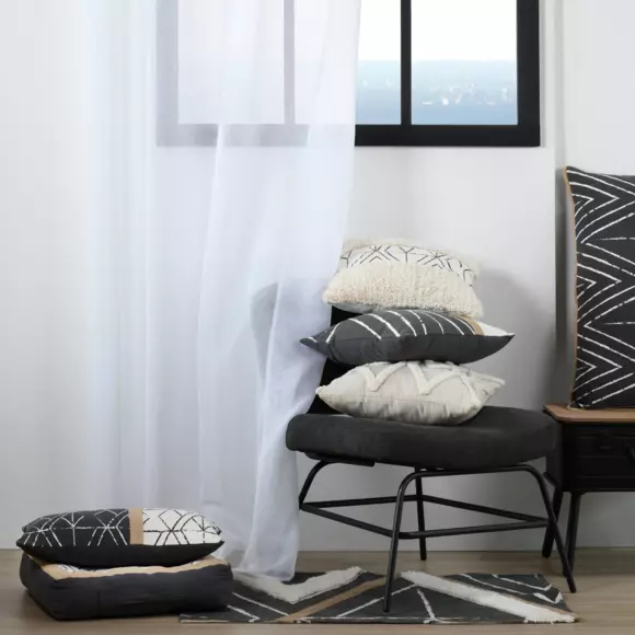 Coussin rectangulaire (70 cm) Tampa Gris ardoise