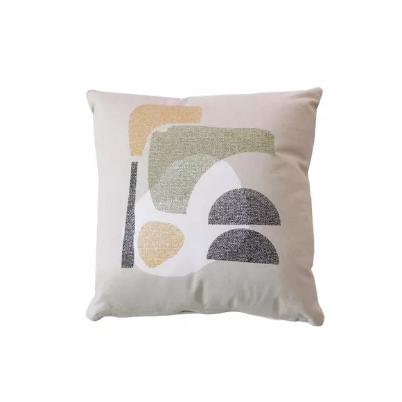 Coussin carré coton (40 cm) Matisse Beige 2