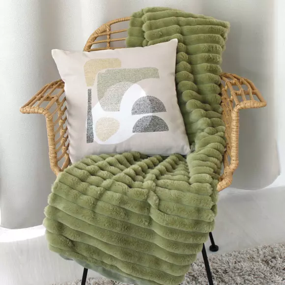 Coussin carré coton (40 cm) Matisse Beige 3