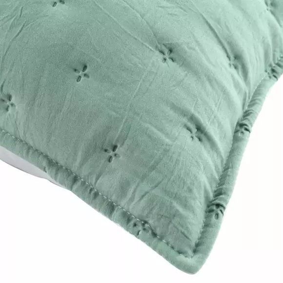 Kussenhoes (40 cm) Mellow Chic Mintgroen 3