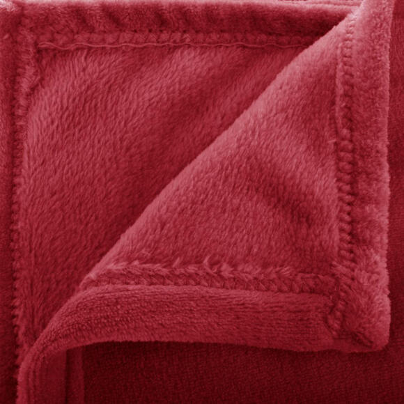 Manta suave (180 cm) Ternura flanel Rojo 127