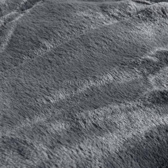 Manta suave (160 cm) Manegro  Gris oscuro 2