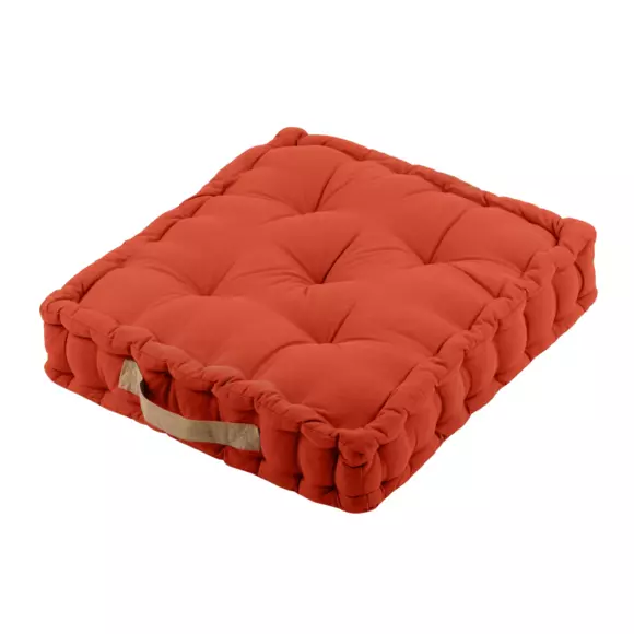 Coussin de sol (45 cm) Duo Terracotta 2