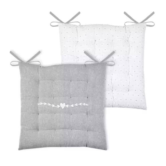 Cojín de silla Candice Gris 2