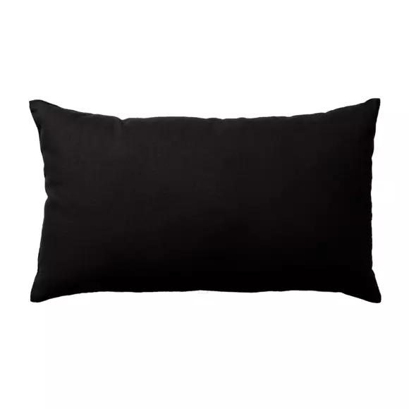 Coussin rectangulaire (50 cm) Etna Noir 2