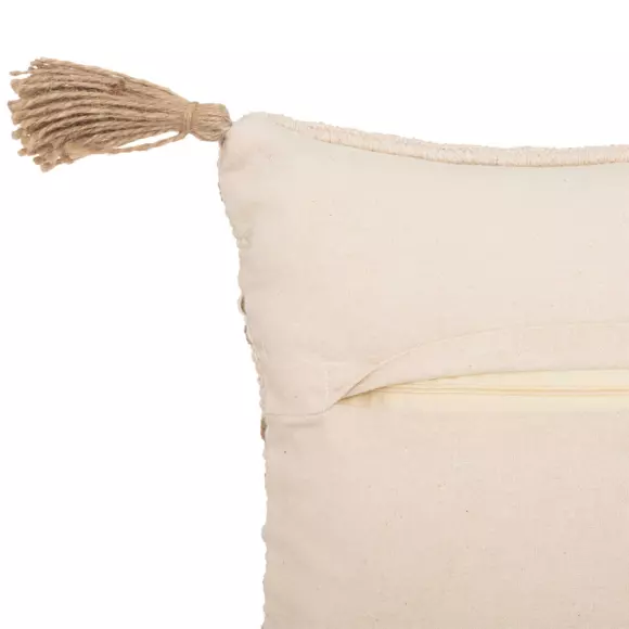 Cojín cuadrado yute (40 cm) Bota Marfil 3