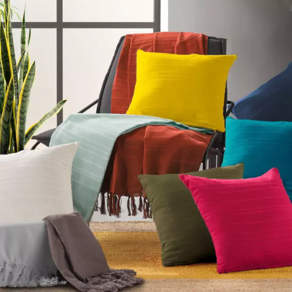 Manta  (150 cm) Lilia Azul turquesa 2