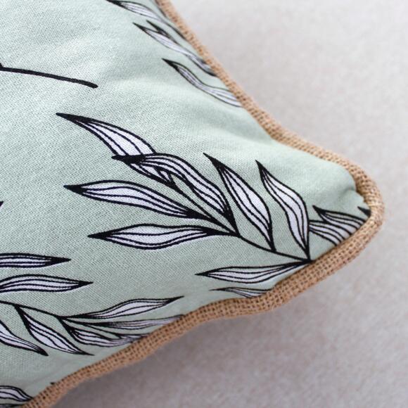 Cuscino rettangolare cotone (50 cm) Lily Verde salvia 3