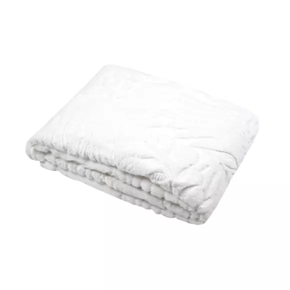 Plaid polaire (160 cm) Quito Ecru