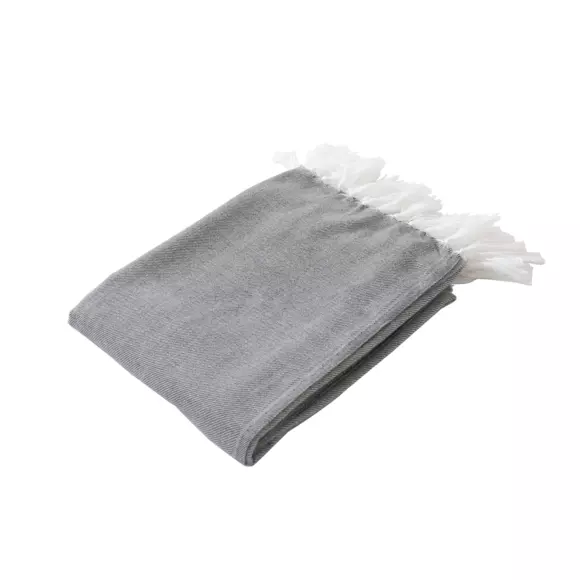 Plaid canapé (150 cm) Harmony Gris clair 2