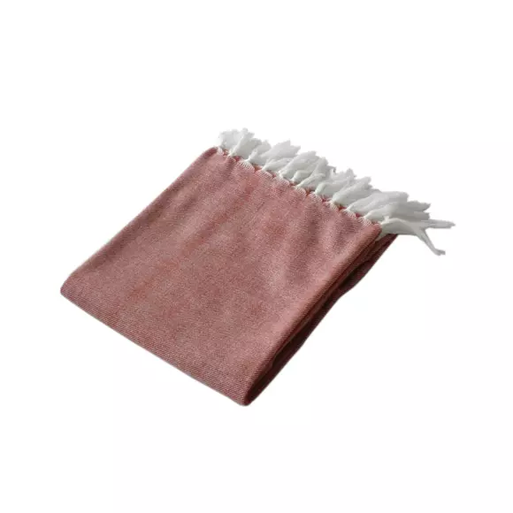 Plaid canapé (150 cm) Harmony Terracotta 2