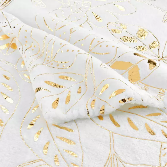Plaid suave (150 cm) Belflor Blanco 3