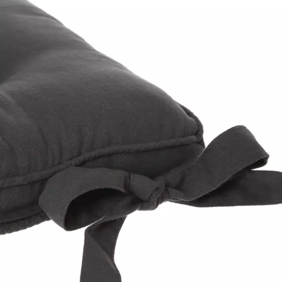 Coussin de chaise carré Datara 5 points Gris anthracite 127