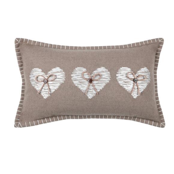 Coussin rectangulaire (50 cm) Meane Taupe 3