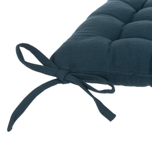 Cuscino per sedia quadrato Anjali Blu