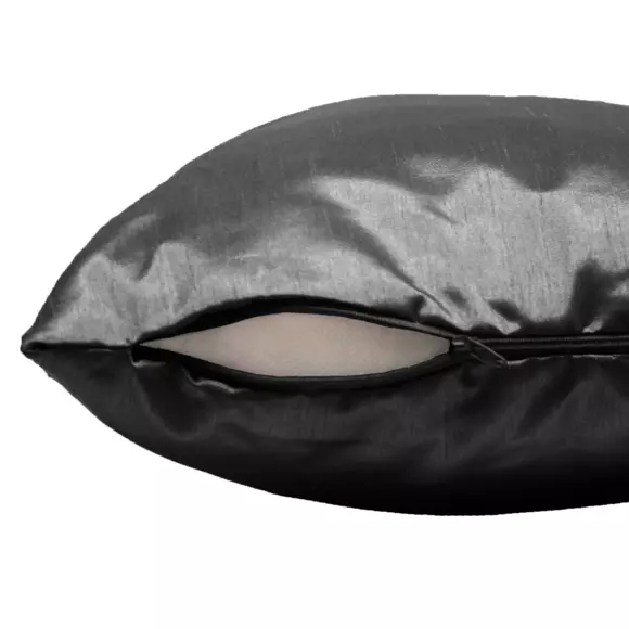 Funda para cojín  Shantung Shana Negro 2