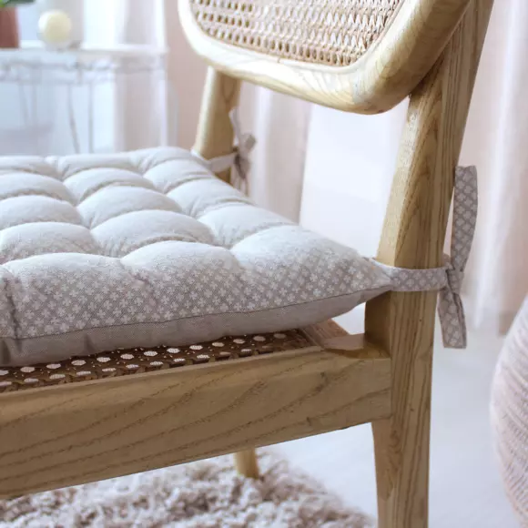 Coussin de chaise carré Rosa Beige 2