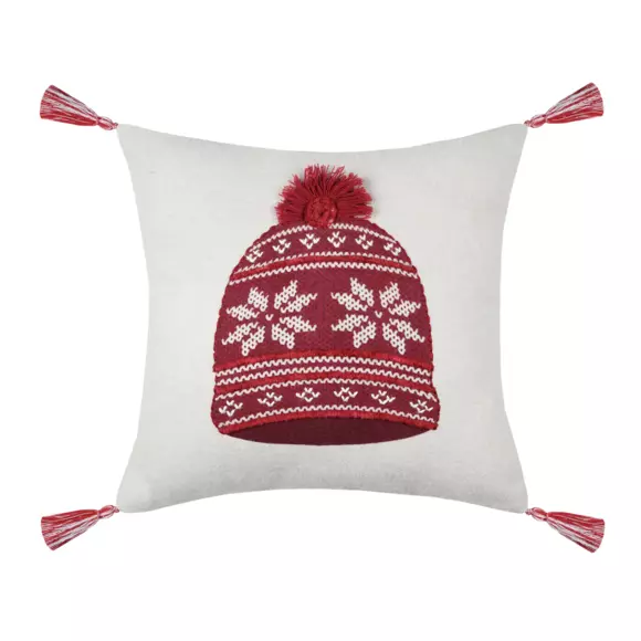 Coussin carré (40 cm) Arvan Rouge 3