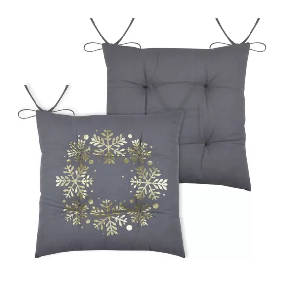 Cojín de silla Lumineux Gris 2
